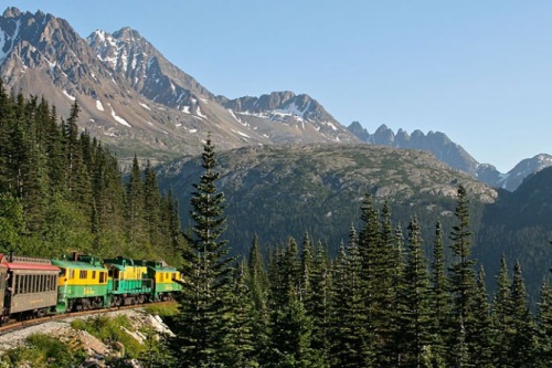 Historische route White Pass per trein